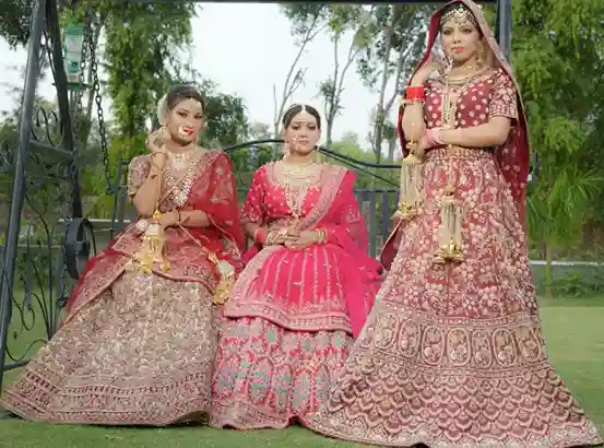 ✨ Variety of designs in bridal lehenga 