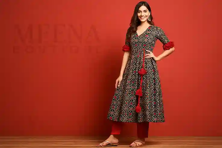 Stylish Pakistani Frock Design:
