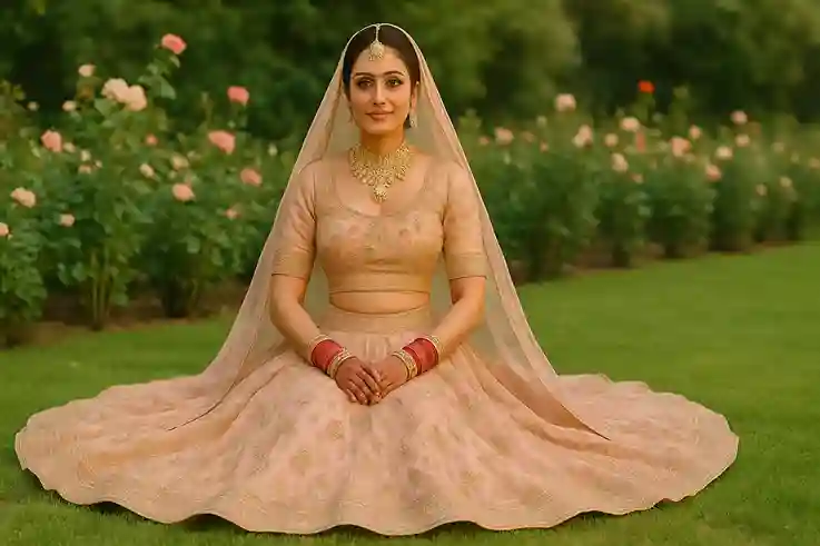 A wonderful confluence of bride and lehenga – Bride in Lehenga