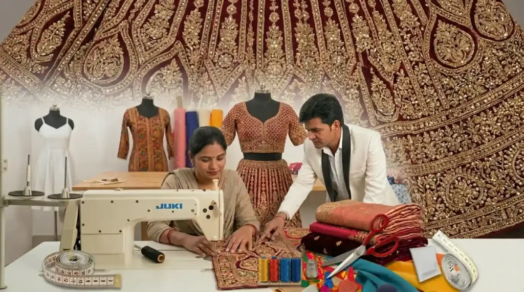 Meena Boutique - Lehenga Tailoring Course