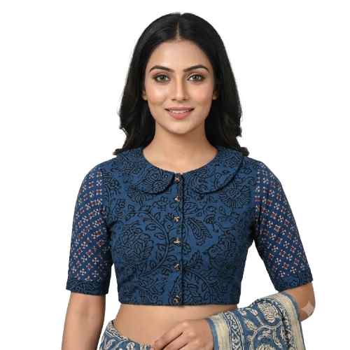 Stand collar blouse pattern