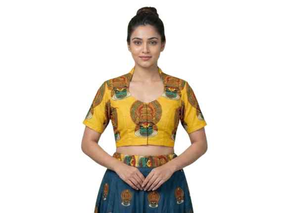 Collar neck blouse pattern - Boutique-style designers that will give you a royal look